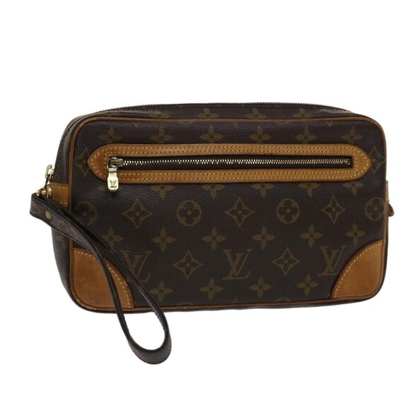 LOUIS VUITTON Monogram Marly Dragonne GM Clutch Bag - Picture 1 of 16